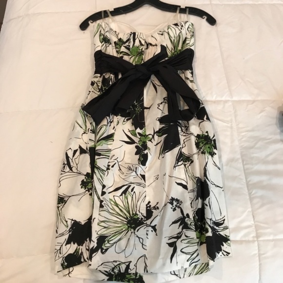 Speechless Strapless Dress with Floral Print - Picture 3 of 3